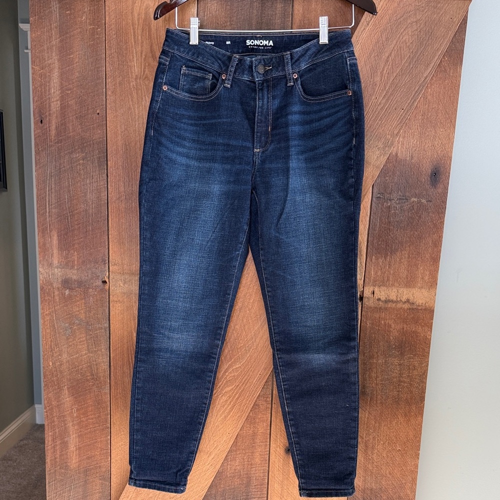 Sonoma Women's Dark Blue Skinny Jeans